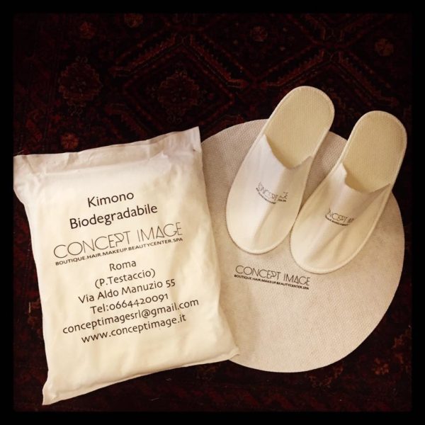 Kit monouso biodegradabile per spa roma